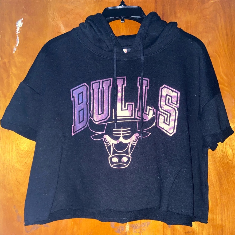 Crop Hooded Sweatshirt